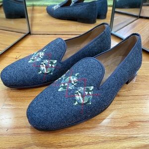 Stubbs & Wootton Custom 1of1 Camo & Wool Slippers